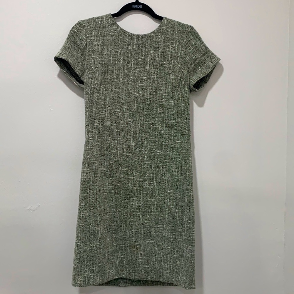Green tweed Banana Republic Dress Size 6